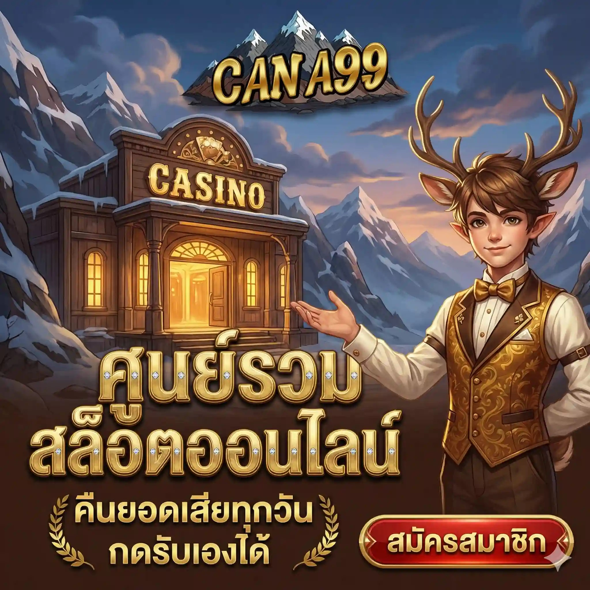 CANA99 | ศูนย์รวมสล็อตออนไลน์ คืนยอดเสียทุกวัน กดรับเองได้